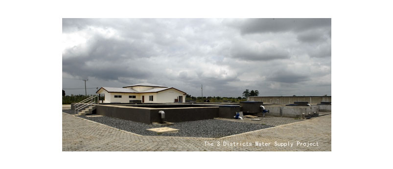 加纳第三区水厂供水工程全景
